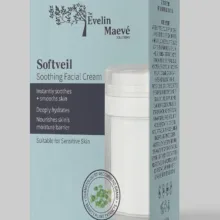 کرم آبرسان و مرطوب کننده صورت اِوِلین مِیو مدل softveil مناسب برای پوست خشک تا معمولی حجم 50 میلی لیتر