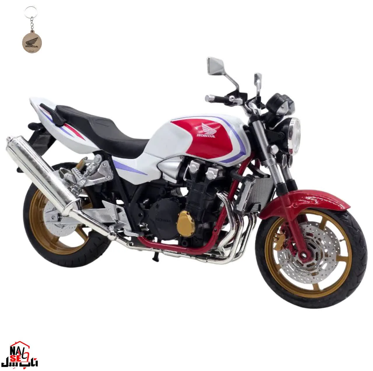 ماکت موتور ناب سل مدل هوندا سی بی HONDA CB1300SF AUTOMAXX به همراه جاسوییچی NAAB003