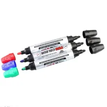 ماژیک وایت برد مدل double color3 کد 007 بسته 3 عددی