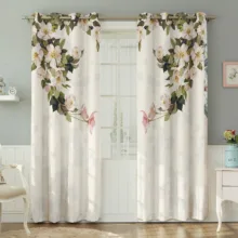 پرده نیروانا طرح  سنتی مدل مخمل کد 8636 سایز 140×280 سانتی متر
