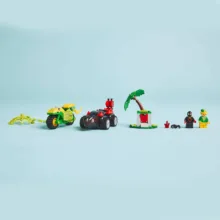 لگو 124 تکه سری مارول مدل Spin and Electro Dinosaur Vehicle Chase کد 11198
