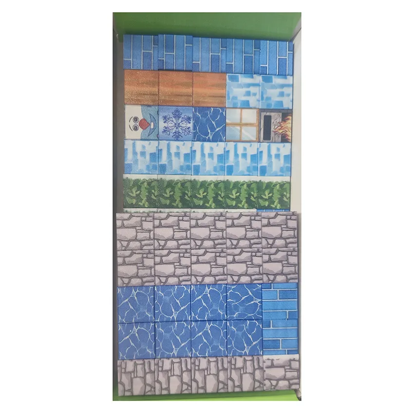 ساختنی 75 تکه مدل مگنتی طرح ماینکرافتی اولاف کد CTT-697
