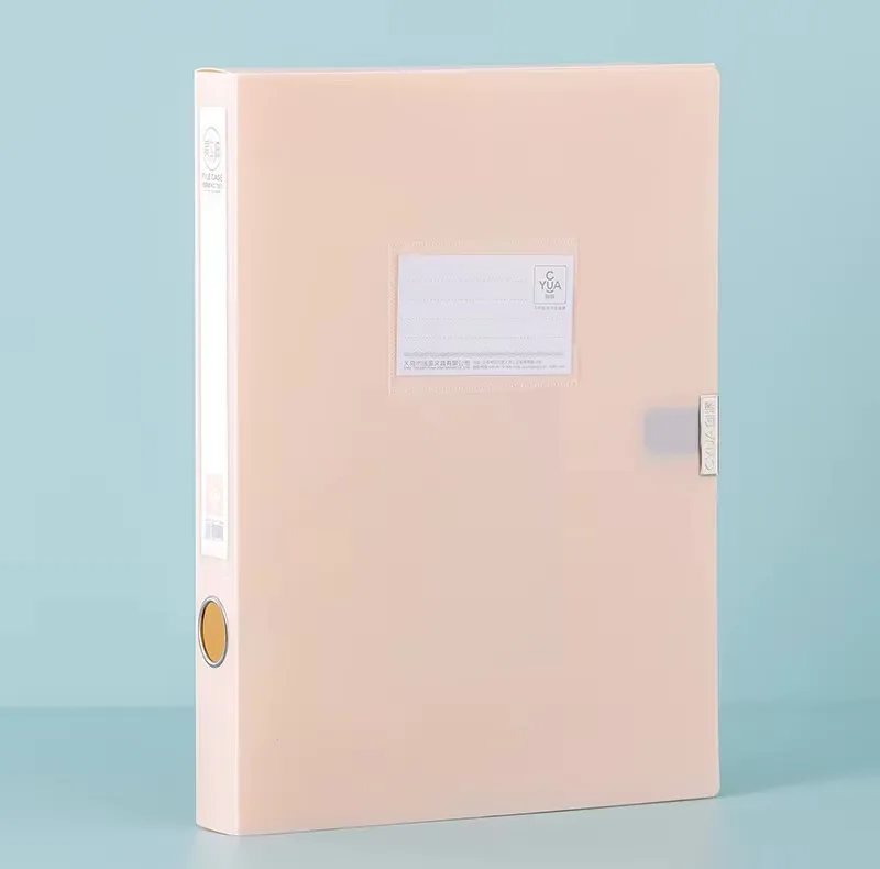 پوشه دکمهدار مدل File Case macaron سایز A4