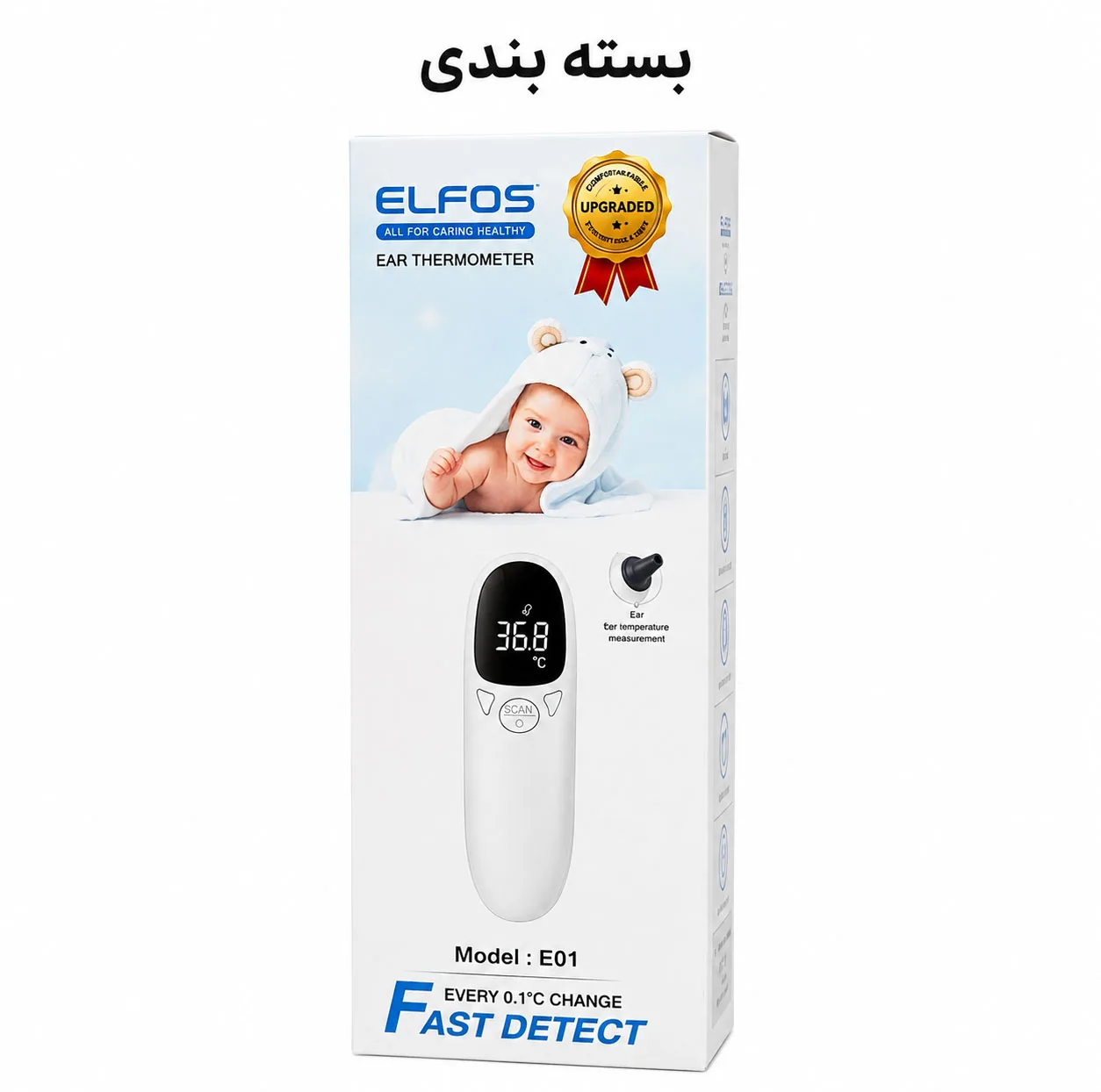 تب سنج دیجیتال گوشی الفوس مدل E01