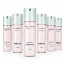 کرم مرطوب کننده صورت و گردن کلامین مدل collagen bank-6 مناسب انواع پوست حجم 125 میلی لیتر مجموعه 6 عددی