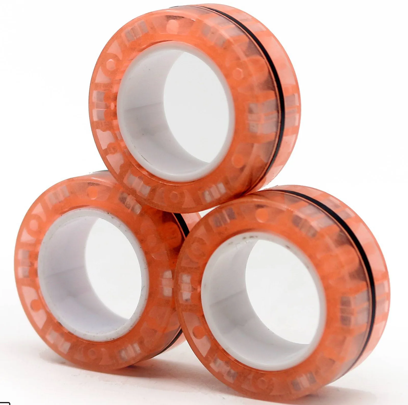 فیجت ضد استرس ریلایف مدل 300 Magnetic Ring طرح حلقه های مغناطیسی بسته 3 عددی