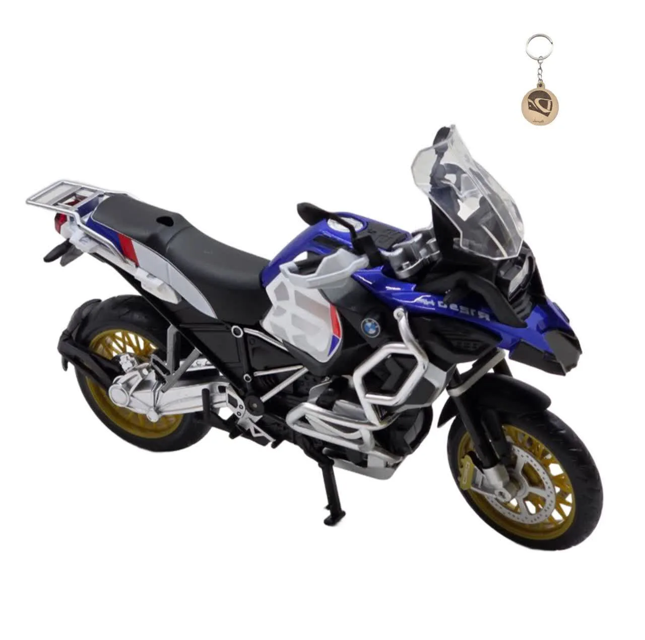 ماکت موتور ناب سل مدل بی ام و فلزی BMW R1250 GS به همراه جاسوییچی