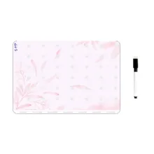 تخته وایت برد سمات مدل پلنر رو یخچالی کد 09 سایز 20×30 سانتی متر به همراه ماژیک