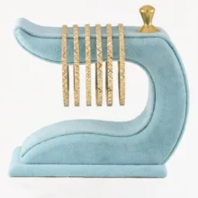 النگو زنانه مدل طلاروس کد DD535-SIZE3 بسته 6 عددی