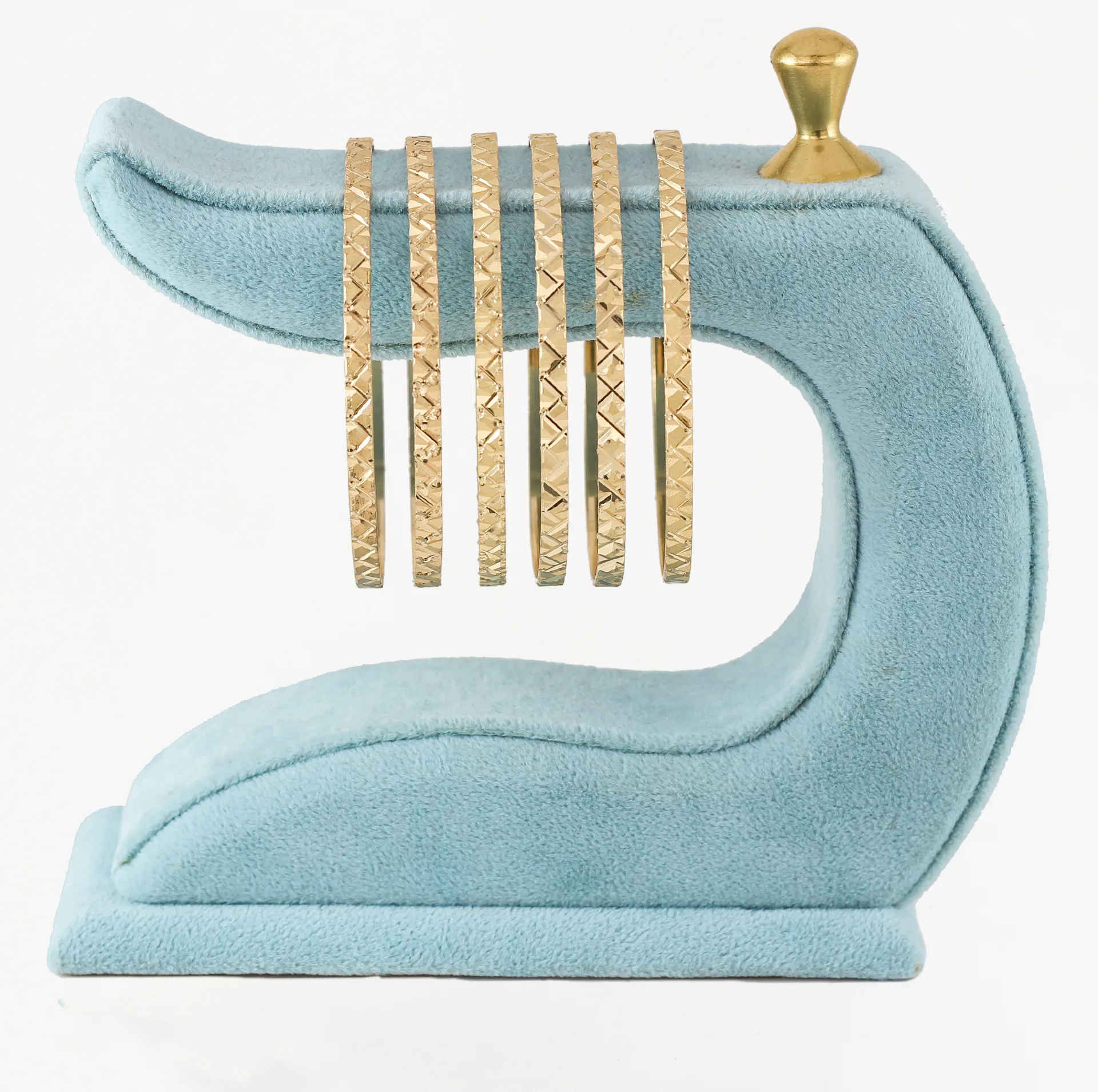 النگو زنانه مدل طلاروس کد DD535-SIZE3 بسته 6 عددی