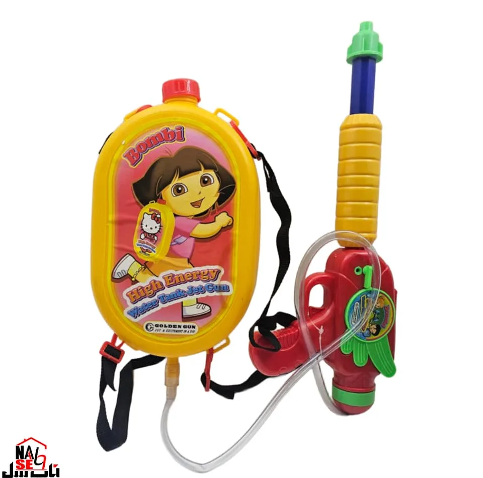 تفنگ آب پاش ناب سل مدل کوله پشتی دورا DORA