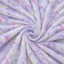 پتو مسافرتی 2 نفره مدل یونیکورن سایز 200×220 سانتی‌متر