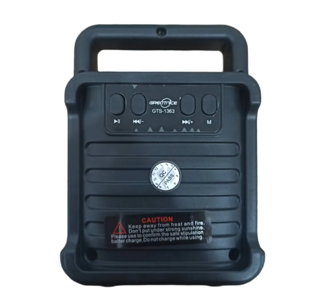 اسپیکر بلوتوثی قابل حمل مدل gts-1363