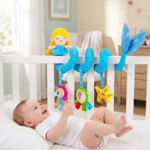 آویز تخت کودک مدل مارپیچ کد 0076