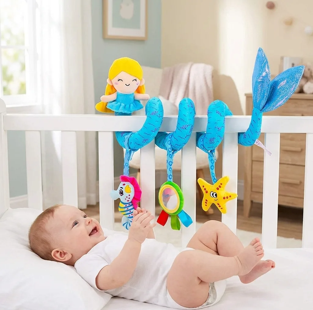 آویز تخت کودک مدل مارپیچ کد 0076