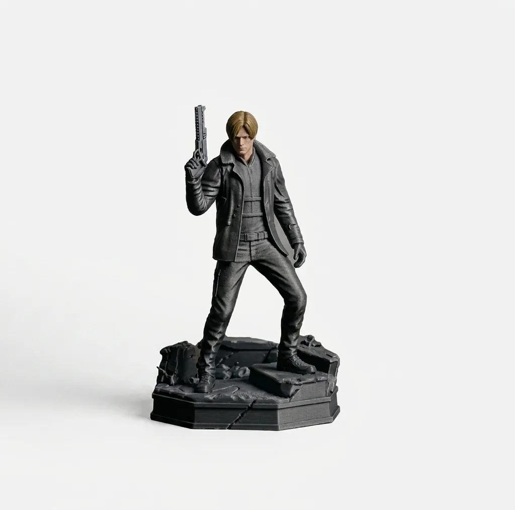فیگور طرح لیان مدل leon s Kennedy ارتفاع ۲۰ سانتی متر