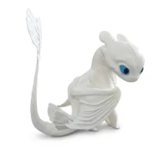 فیگور مدل خشم روز طرح Light Fury ارتفاع ۱۹ سانتی متر