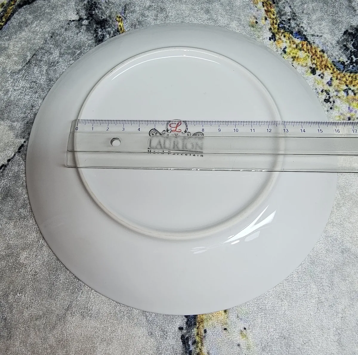 پیش دستی میوه خوری مدل تخت 21 خط طلا کد 360014 مجموعه 6 عددی