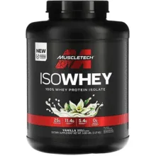 پروتئین وی ایزوله ماسل (MUSCELETECH) طعم وانیل 2270 گرم-اورجینال