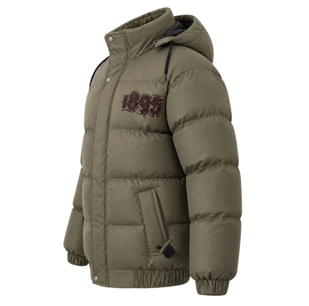 کاپشن مردانه باکسی چرم سیلیکونی کد Da-Km-Az-1895-SS-1008