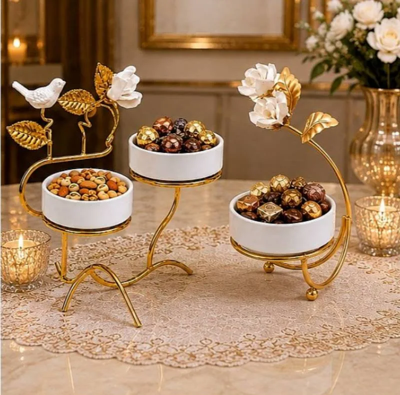 آجیل خوری مدل ROYAL مجموعه 2 عددی