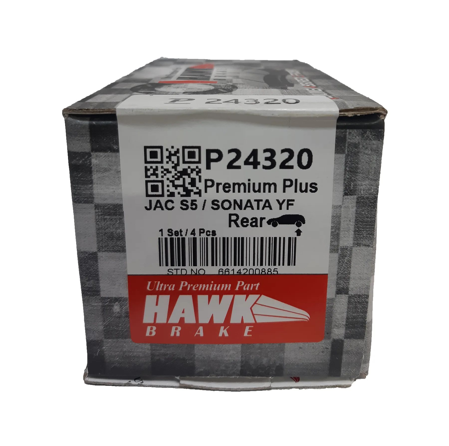 لنت ترمز عقب هاک مدل P24320 مناسب برای جک S5 دنده ای