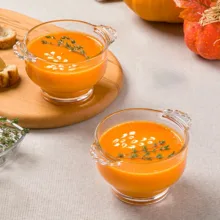 پیاله مدل سوپ خوری کد DH2330 بسته 2 عددی