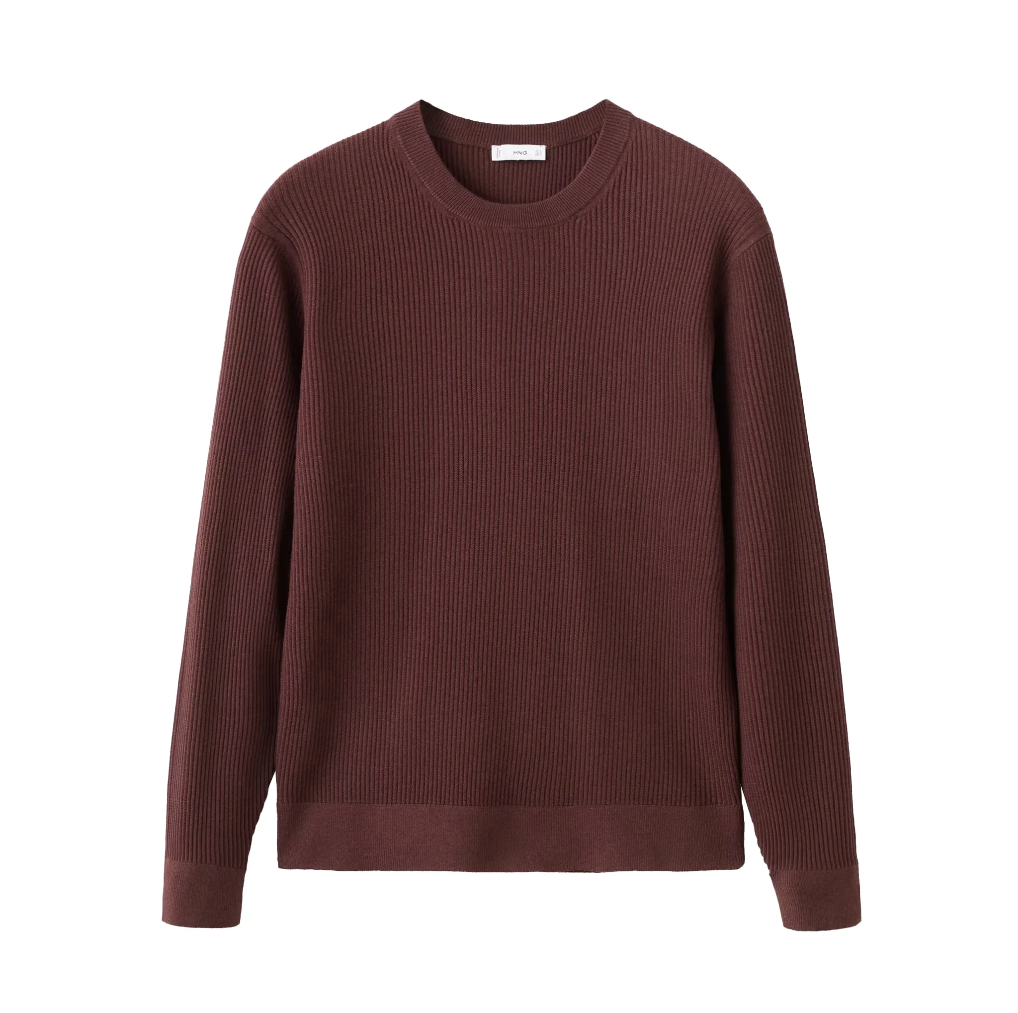 پلیور یقه گرد مردانه مانگو مدل REGULAR FIT COTTON