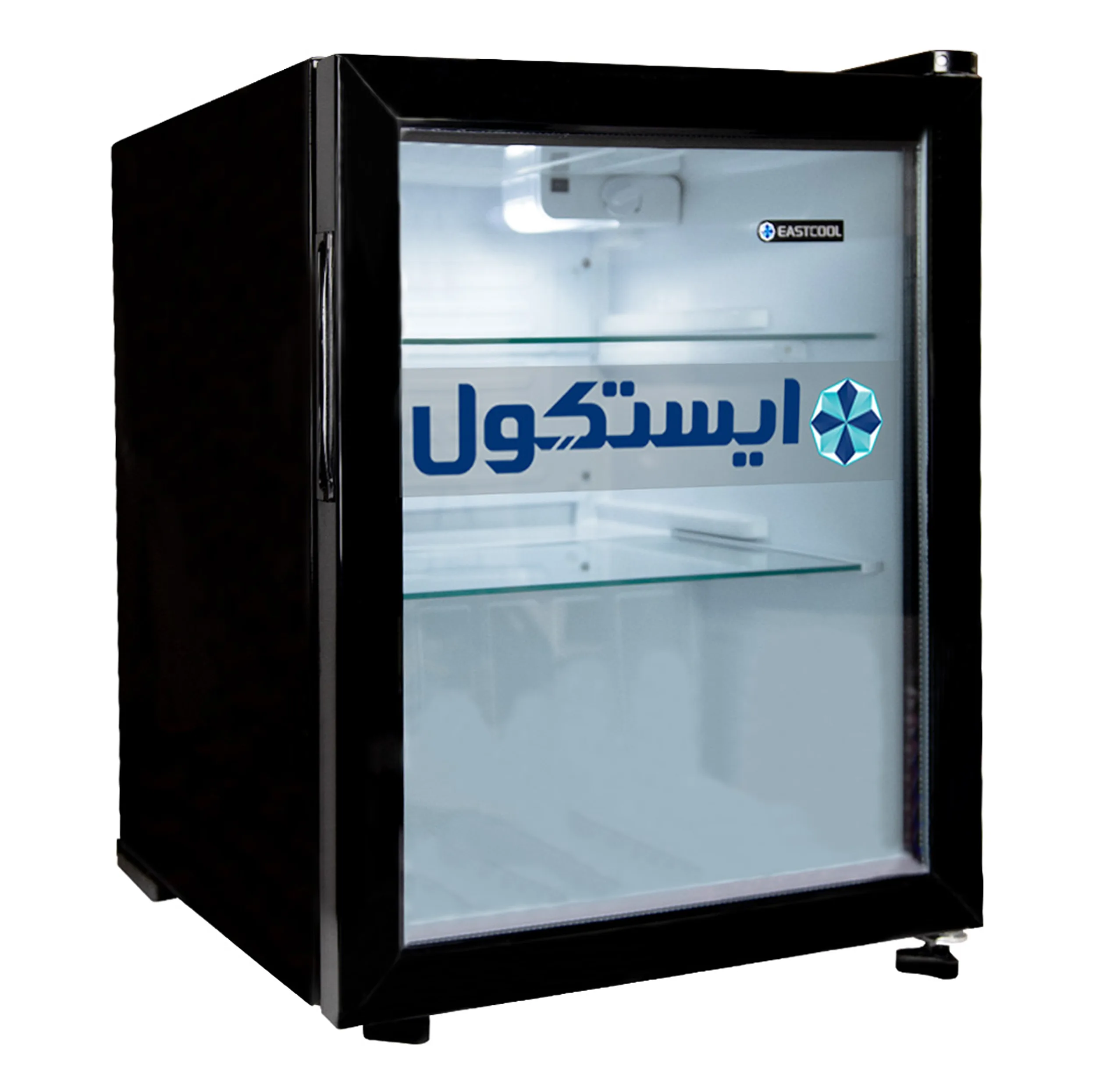 یخچال 3 فوت ایستکول مدل TM-4164-HS، با ارتفاع 59، پهنای 44.5 و عمق 53 سانتی‌متر، میزان مصرف انرژی B، دارای 3 طبقه