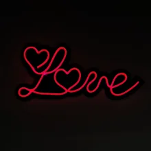 چراغ نئونی مدل لاو قلبی
