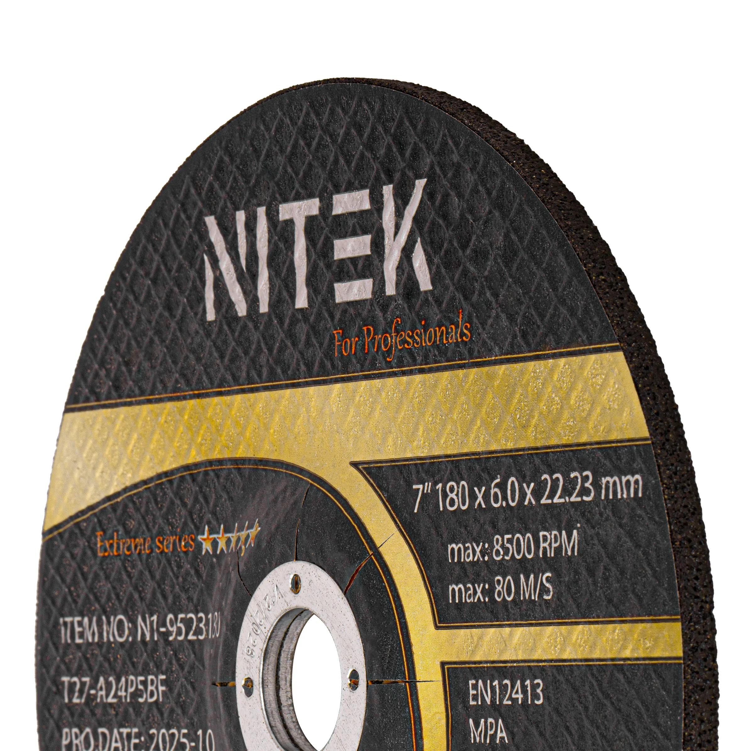 صفحه ساب آهن نیتک مدل 180x6.0 سایز 180 میلیمتر بسته 10عددی