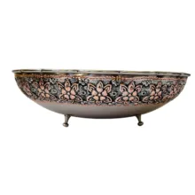 میوه خوری مسی مدل قلم زنی کد ZH444.4