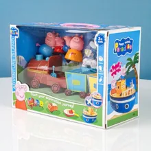 اسباب بازی مدل قطار پپاپیگ مجموعه 5 عددی