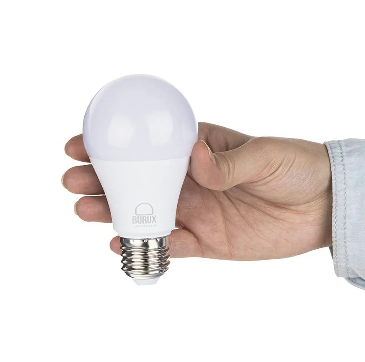 لامپ ال ای دی 7 وات بروکس مدل حبابی پایه E27 کد A55 بسته 3 عددی