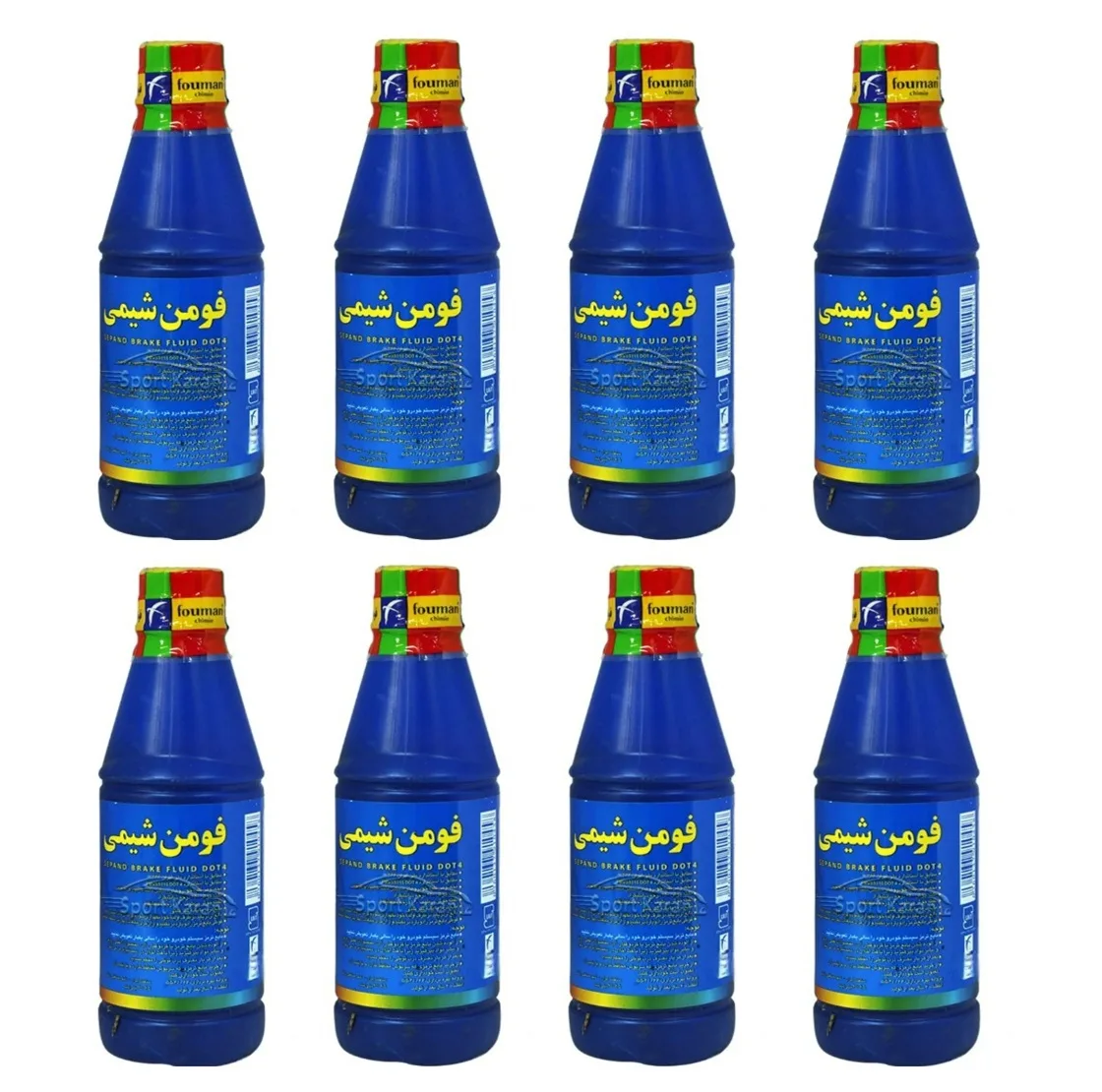 روغن ترمز خودرو فومن شیمی مدل Dot 4 حجم 250 میلی‌ لیتر بسته 8 عددی