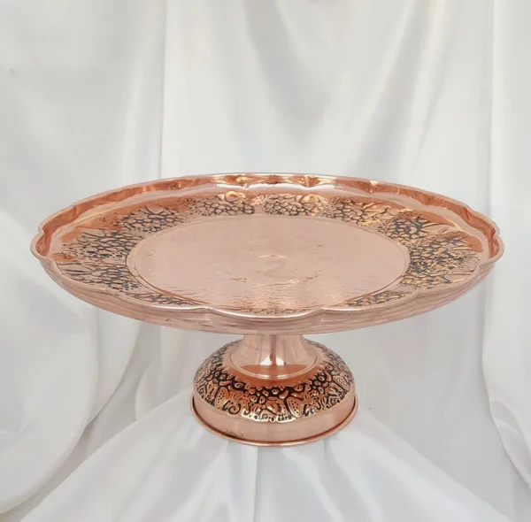 شیرینی خوری مسی مدل لب چین کد ZH320.3