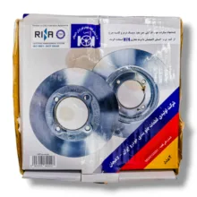 دیسک ترمز چرخ جلو شرکت تولیدی قطعات جلوبندی ایران لاهیجان مدل 001156 مناسب برای سمند EF7 بسته ۲ عددی