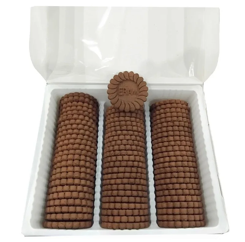 بیسکویت پذیرایی با طعم کاکائو ارم - 400 گرم