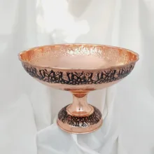 آجیل خوری مسی مدل لب چین کد ZH320.2