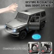 ماشین کنترلی سواری طرح بنز مدل G-Class Gesture Sensing با باتری شارژی، چرخ‌های لاستیکی و درهای بازشو از بغل