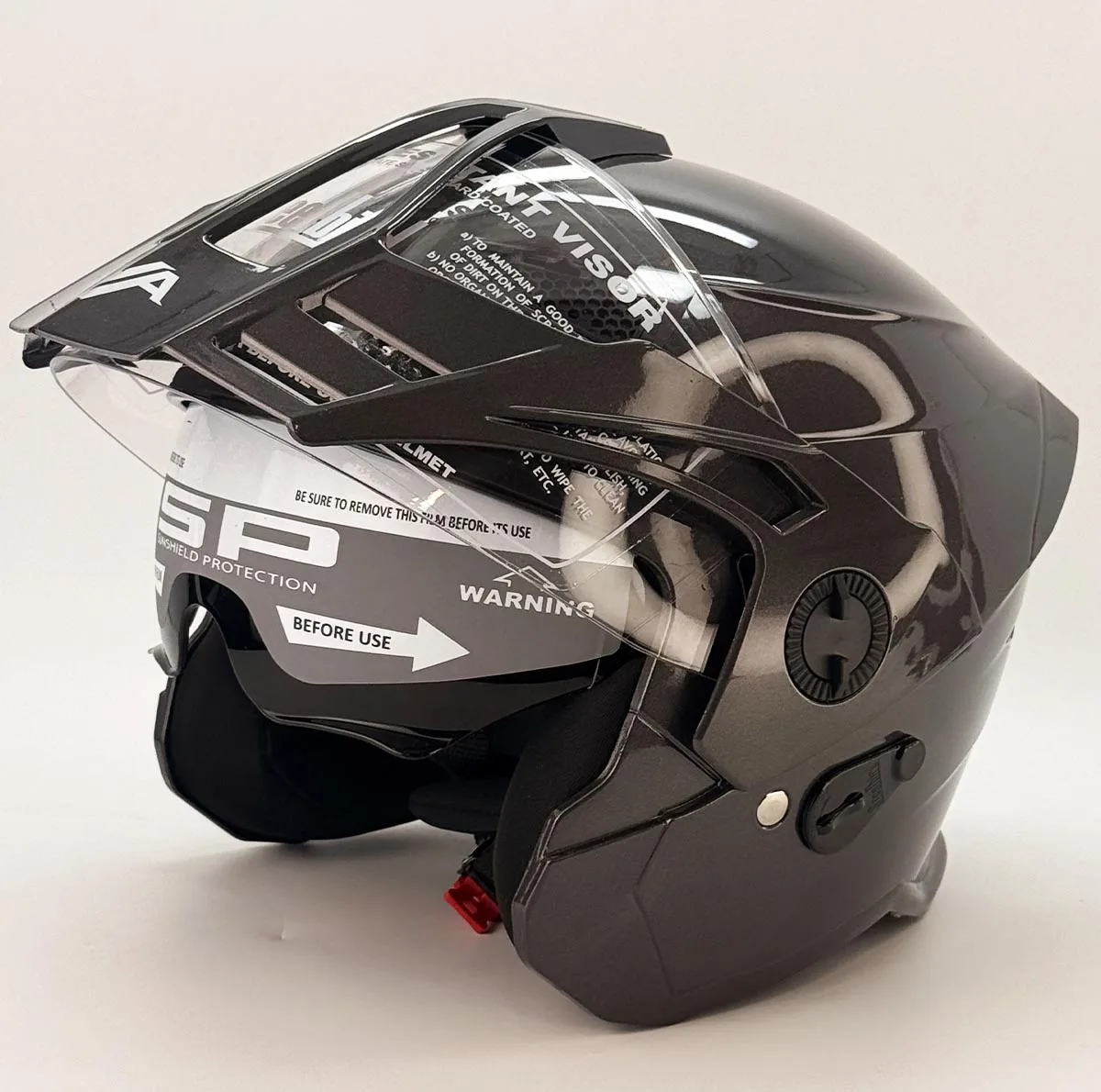کلاه کاسکت بدون فک استیل برد مدل Adventure X کد 2373