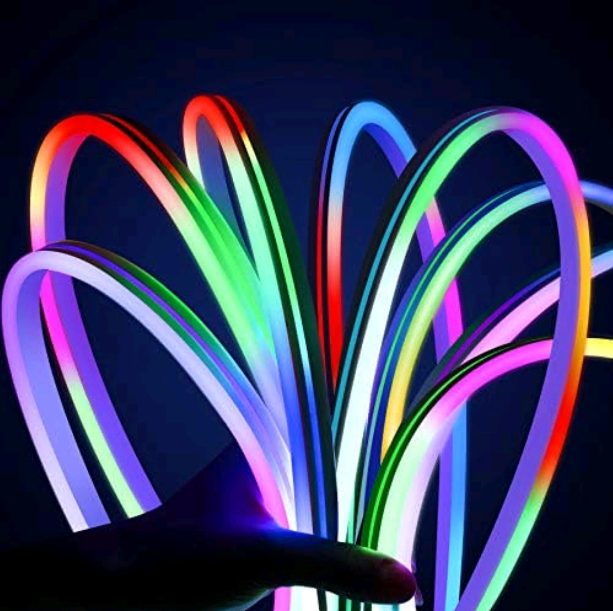 ریسه مدل نئون فلکسی RGB-IC App طول 5 متر