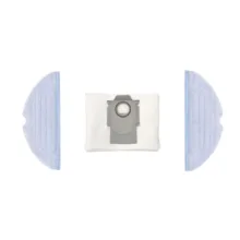 کیسه تخلیه و پد تی جارو رباتیک مدل Roborock مناسب برای جاروبرقی رباتیک روبوراک  S7 Max V Ultra مجموعه 3 عددی