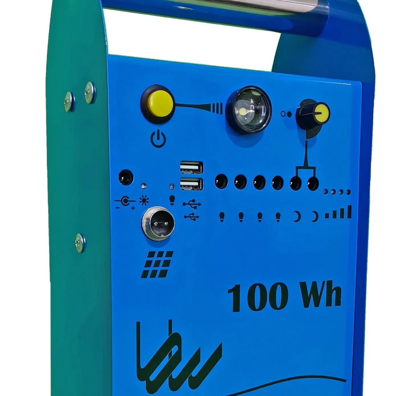 پکیج خورشیدی سیار 100 وات رساما مدل P100W-30W