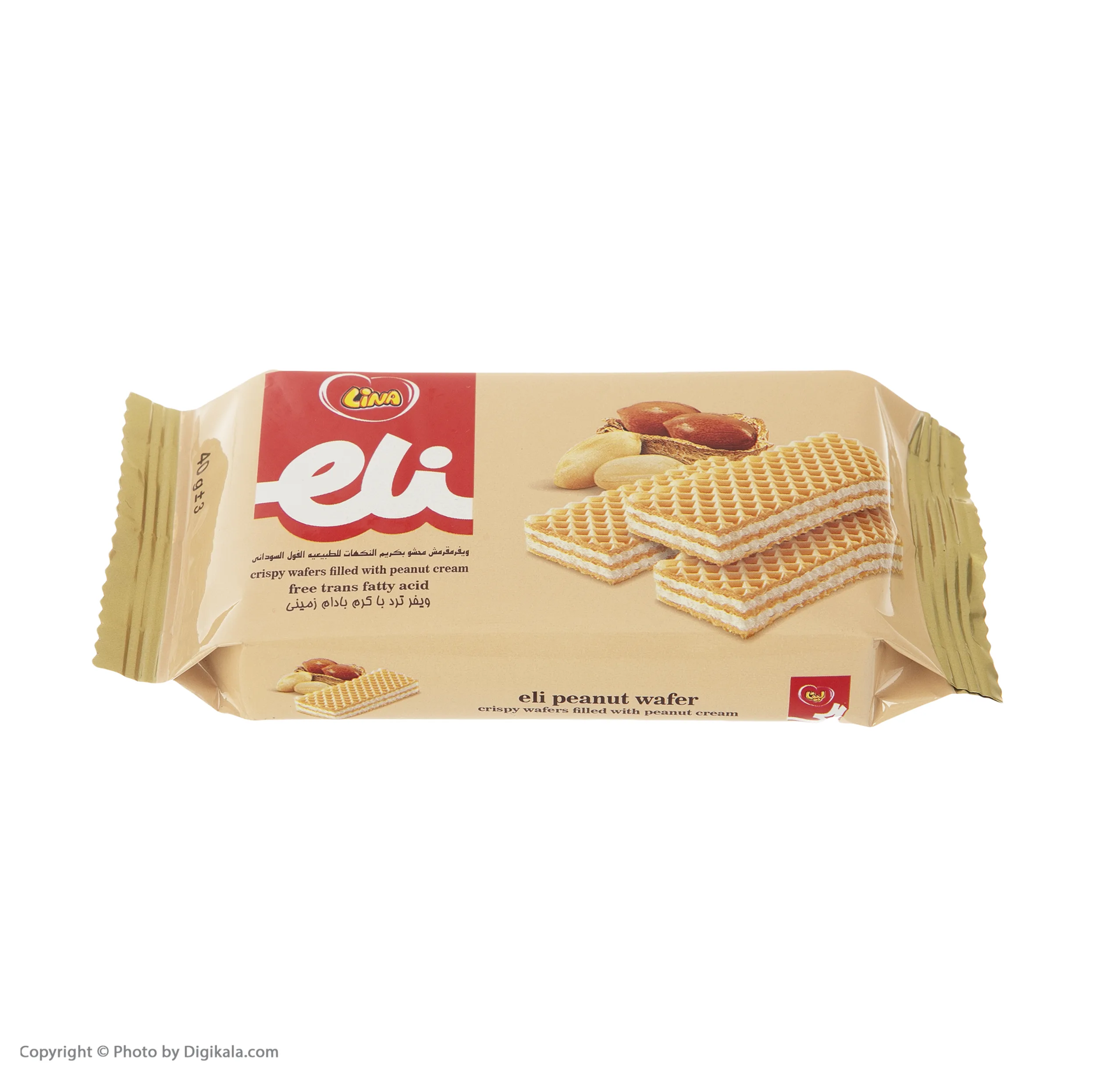 ویفر بادام زمینی لینا - 40 گرم