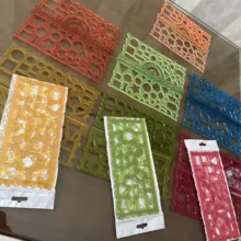 شابلون مدل ژله ای دوبل بسته 128 عددی