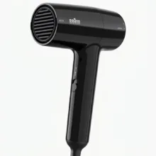 سشوار خانگی براون مدل BRHD150SDE با توان 1800 وات، موتور DC، المنت سرامیکی، دو سرعته و دو حالته، باد سرد و متمرکزکننده باریک