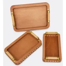 سینی مدل چوبی کد a207 مجموعه 3 عددی