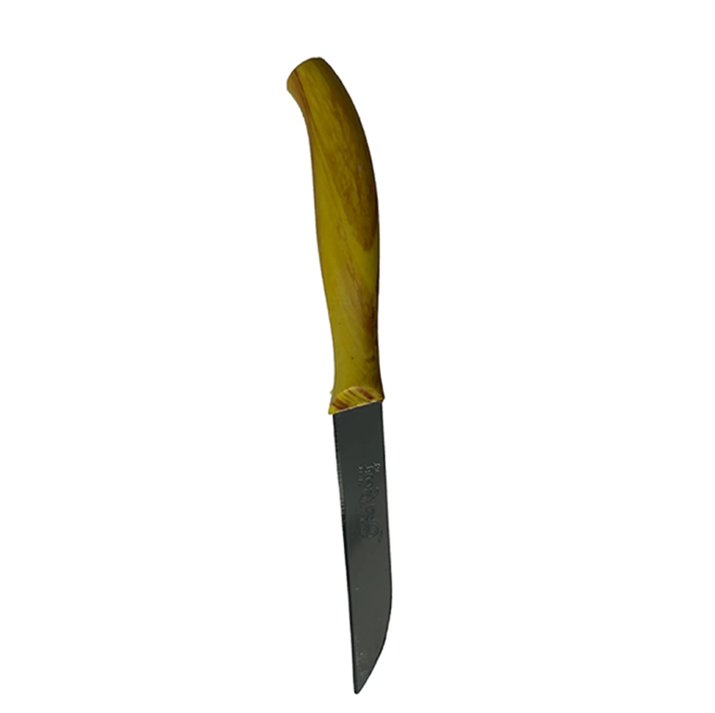 چاقو میوه خوری دفنی مدل دسته چوبی کد SMT-12PCS مجموعه 12 عددی