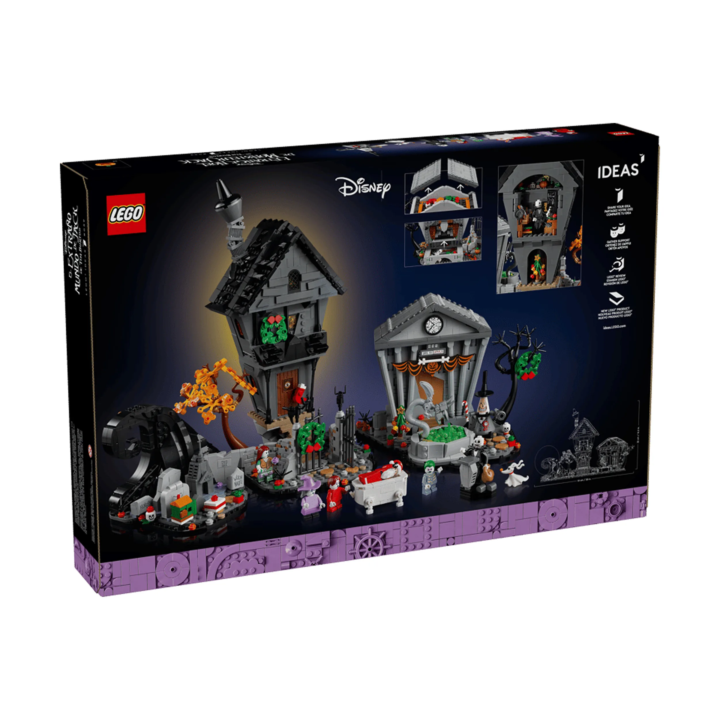 لگو 2193 تکه سری Ideas مدل The Nightmare Before Christmas کد 21351